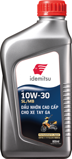 IDEMITSU 4T SL/MB10W-30 - DẦU CHO XE TAY GA & XM HỘP SỐ TỰ ĐỘNG